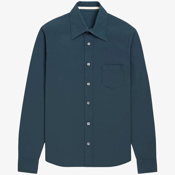 Carol Christian Poell Navy Tailored Shirt - SS96 "Piercing" Mens US M / EU 48-50 - Picture 10 of 14